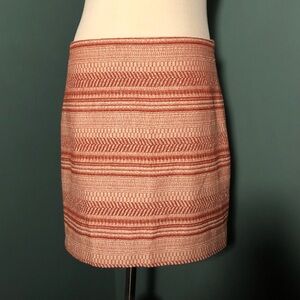Bannana republic skirt woven fabric size 6